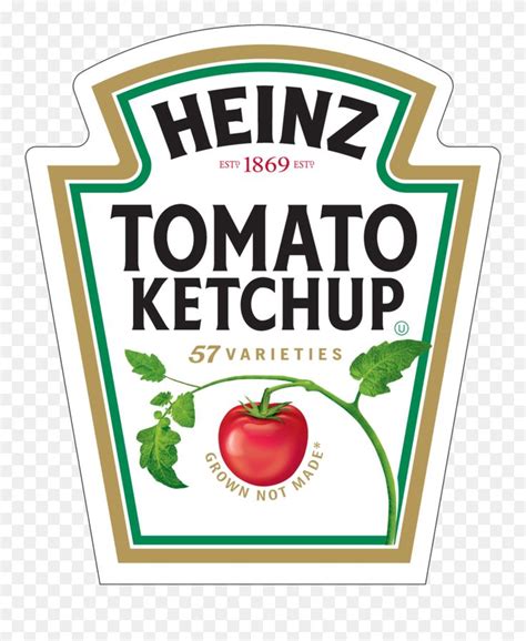 the label for heinz's tomato ketchup