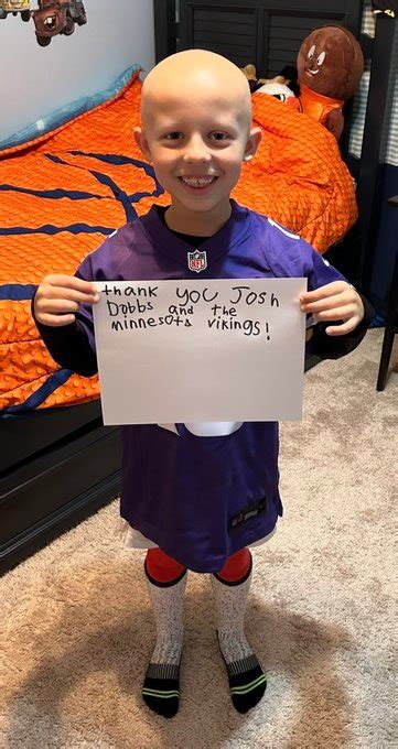 Josh Dobbs, Vikings gift young fan signed jersey in heartwarming moment