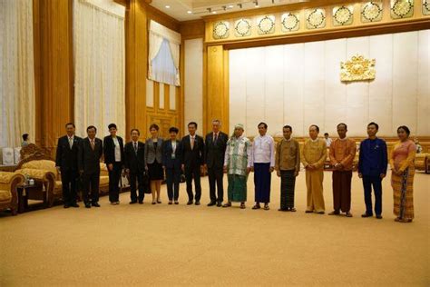 Taken at: Meeting with Myanmarâ€™s Speaker of the Union