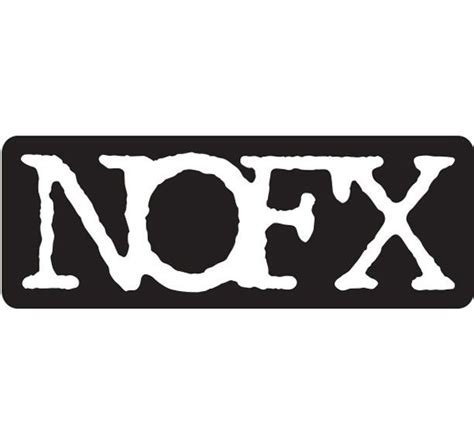 NOFX- Logo embroidered patch (ep419) | Punk logos, Punk logo, Nofx logo