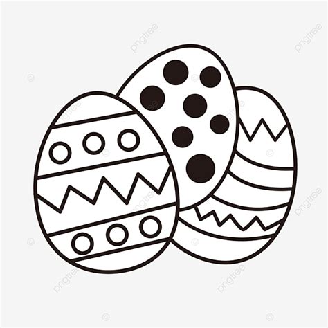 Easter Egg Border Clipart Transparent Background, Different Easter Eggs ...