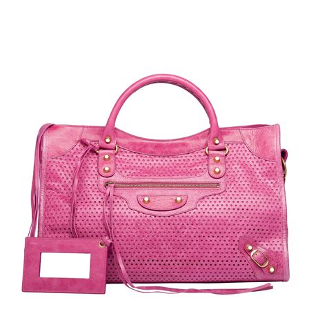 pink perforated balenciaga hello | Balenciaga, Balenciaga bag, Bags