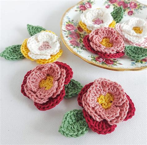 Peony Flowers Free Crochet Pattern One Skein Crochet, Crochet Shawl ...