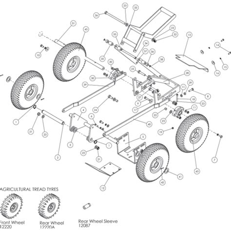 Chassis Components Assembly for Camon TC07 Turf Cutters | L&S Engineers