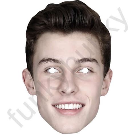 Shawn Mendes Celebrity Singer Mask - Next Day Delivery