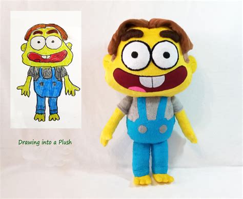 Custom Plush Just Like Big City Greens Cricket Green Inspired funmade ...