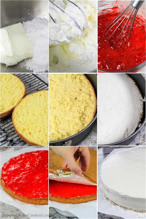 Homemade Cherry Jello Cake Recipe - Simply Home Cooked