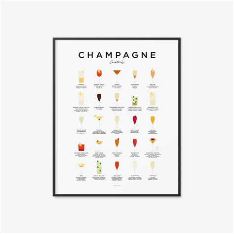 Champagne Cocktails Print — Scandi Home
