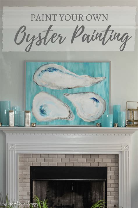 Paint Your Own Oyster Painting - | Painting tutorial, Art tutorials ...