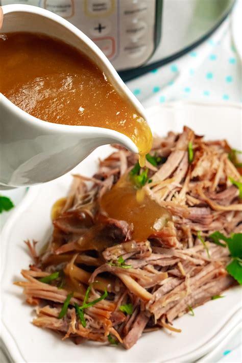 Instant Pot Pork Shoulder & Gravy (Step-By-Step)