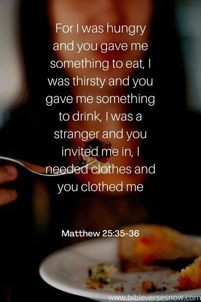 Bible verse for feeding the hungry – Bible Verses of the day