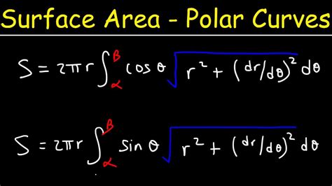 Surface Area of Revolution of Polar Curves - YouTube