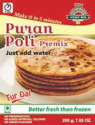 Buy Vedic Mix Puran Poli Mix Toor Dal 7 Oz | Mayuri Foods - Quicklly