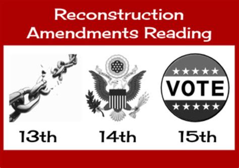 Reconstruction Amendments