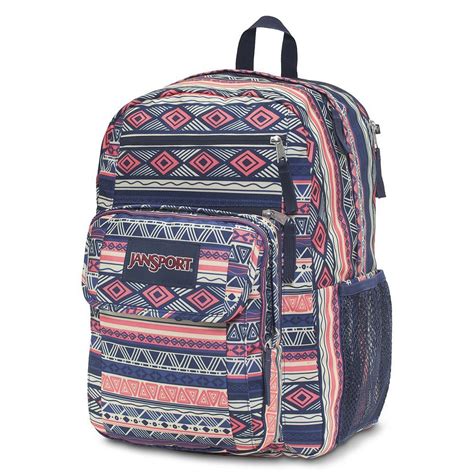 JanSport Digital Student 15-in. Laptop Backpack, Blue (Navy) Pink Mossy ...