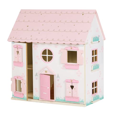 Spark. Create. Imagine. Wooden Doll House, Pink - Walmart.com - Walmart.com