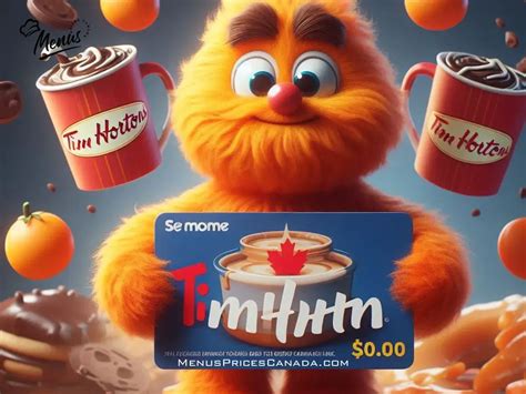 Tim Hortons Gift Card Balance Canada 2024 - Menu Prices Canada