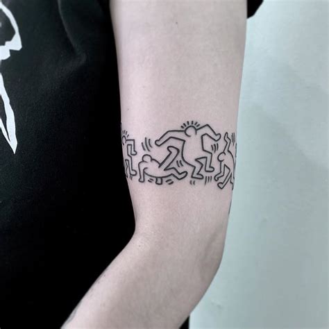 Keith haring | Small tattoos, Cute tattoos, Sleeve tattoos