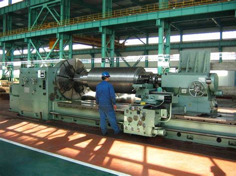 Large Heavy Duty Horizontal Conventional Lathe Machine for Turning Roller Cylinders - Large ...