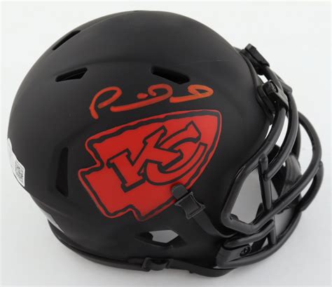 Patrick Mahomes Signed Chiefs Eclipse Alternate Speed Mini Helmet ...