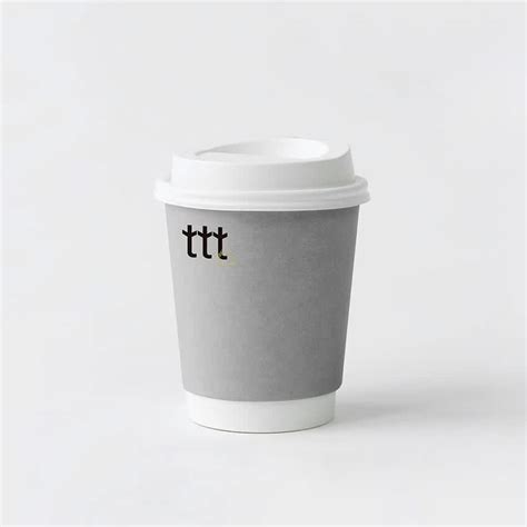 Custom Single Wall Paper Cup with Lid Printing - Merchlist