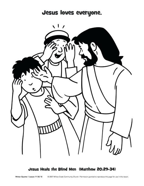 Jesus Heals The Blind Man With Mud Coloring Page Coloring Pages 83160 | Hot Sex Picture