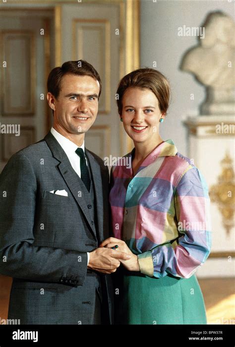 HENRIK & MARGRETHE II OF DENMARK DANISH QUEEN WITH CONSORT 10 June 1967 ...