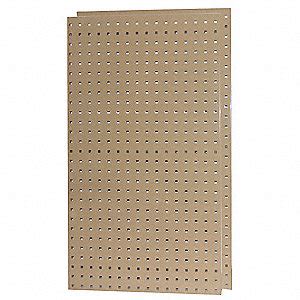 GRAINGER APPROVED Steel Pegboard Panel with 400 lb. Load Capacity, 42-1 ...