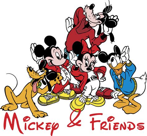 Mickey & Friends Logo PNG Transparent & SVG Vector - Freebie Supply