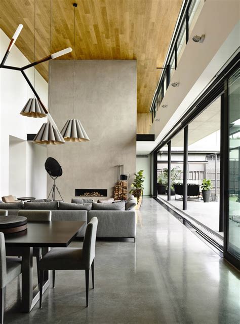 Stylish Concrete Interiors for Contemporary Homes