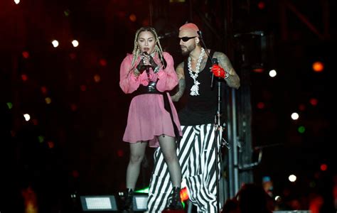 Watch Maluma bring out Madonna to perform two songs at Medellín concert