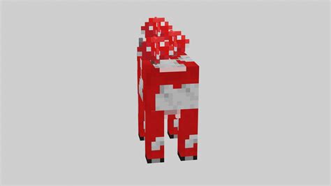 Minecraft Mushroom Cow 3D model - TurboSquid 2052448