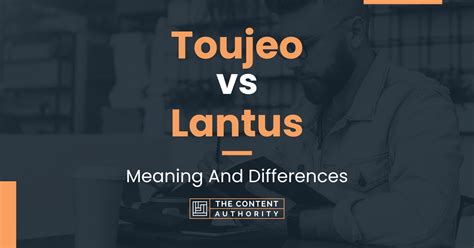 Toujeo vs Lantus: Meaning And Differences