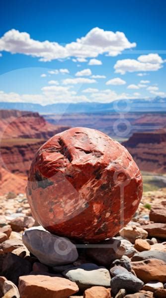 Stunning Picture of a Red Rock Formation in the Desert stock photo | Creative Fabrica