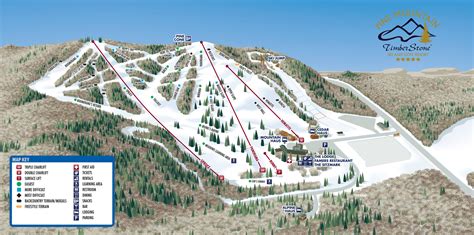 Pine Mountain Ski Resort Trail Map | SkiCentral.com