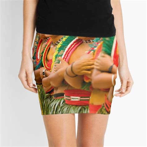 "Yapese Dancers - Pohnpei, Micronesia" Mini Skirt for Sale by alexzuccarelli | Redbubble