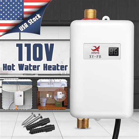 3000W Mini Electric Tankless Instant Water Heater Under Sink for ...