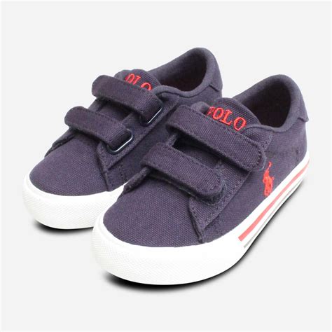 Ralph Lauren Polo Kids Shoes in Navy Blue Canvas | eBay