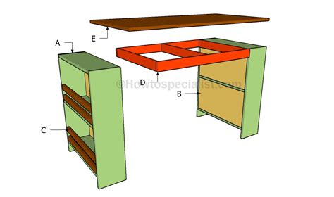 Kids desk plans | HowToSpecialist - How to Build, Step by Step DIY Plans