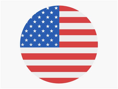 Us Flag Circle Png, Transparent Png - kindpng