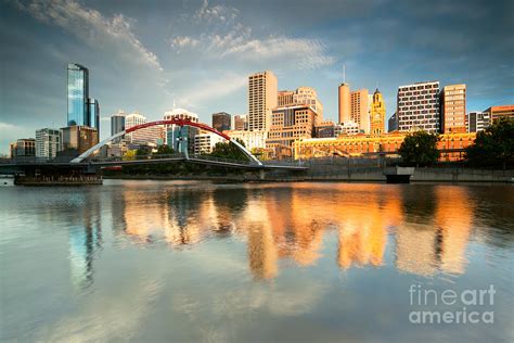 Melbourne skyline at sunrise Photograph by Matteo Colombo - Fine Art America