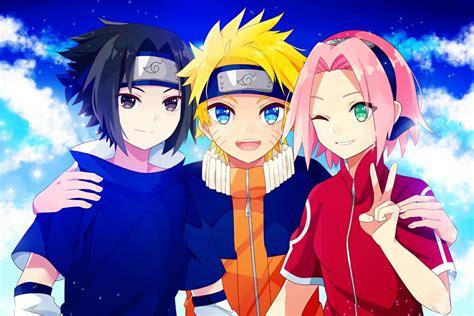 Naruto, Sasuke and Sakura ~~ | Naruto sasuke sakura, Naruto uzumaki, Naruto shippuden sasuke