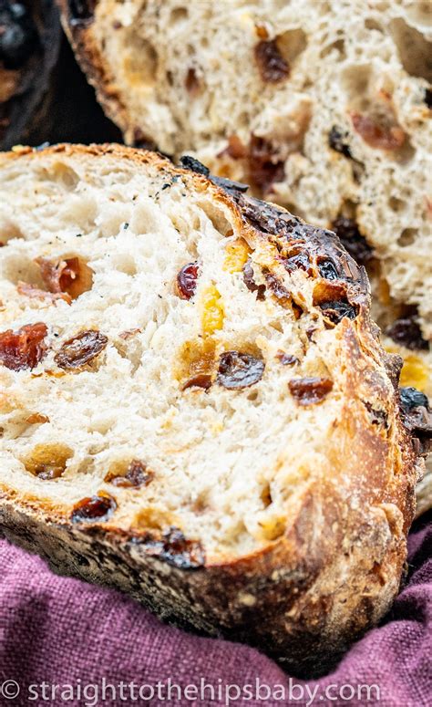 Dried Fruit & Nut Sourdough Bread - Straight to the Hips, Baby