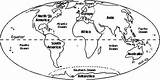 20  Free Printable World Map Coloring Pages EverFreeColoringcom sketch template