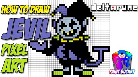 Jevil Pixel Art Grid Has been added to your cart