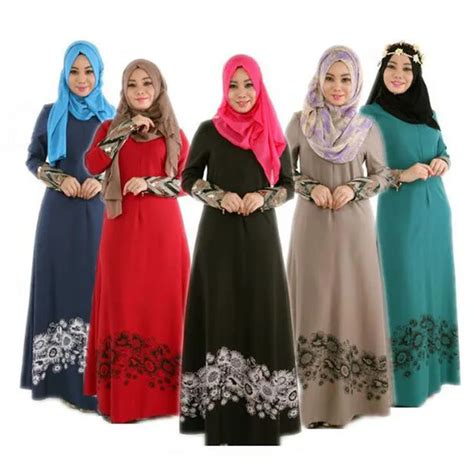 Women Muslim Abaya High Quality Worship Service Ramadan Eid Mubarak ...