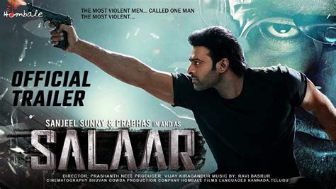 Sallar | Official Trailer | Sep 28 | Shruti Haasan | Prabhas | Hombale Films | The Movies ...