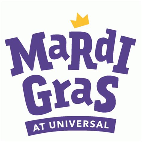 Universal Mardi Gras Sticker - Universal Mardi Gras Universal Studios - Discover & Share GIFs