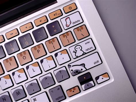 Happy Cat Keyboard Stickers Macbook Air 13 Vinyl Keyboard - Etsy ...