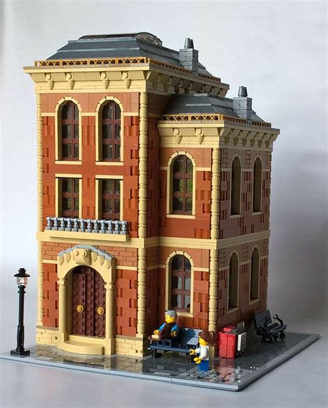 The Library - Custom Lego Modular Building with 7 minifigures | eBay! #lego #library #custommade ...